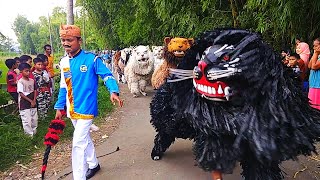 ini Seru!! MACAN BA LAKEK diiringi DRUMBAND ba lakek arak arakan salto kejar penonton jerit jerit