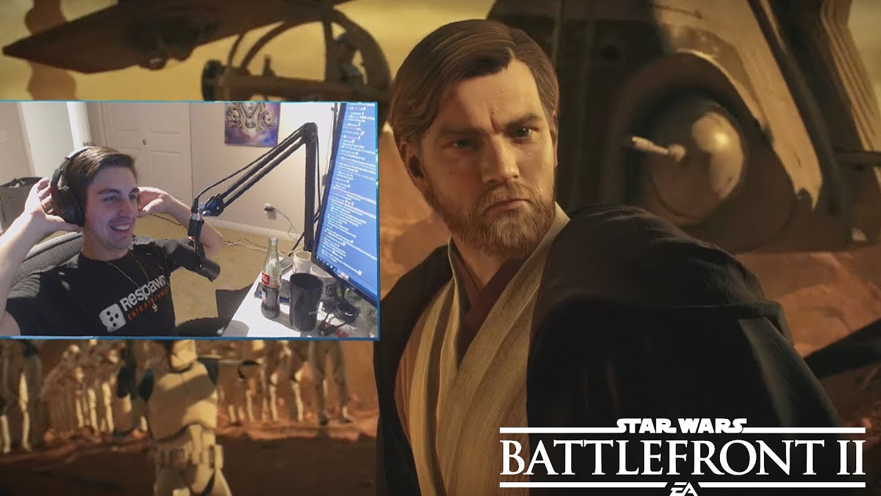 Shroud Reacts to Battlefront 2 GEONOSIS Trailer