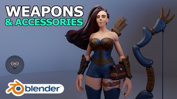 Blender 2.9 Tutorial - How to Model & Sculpt Simple Accessories