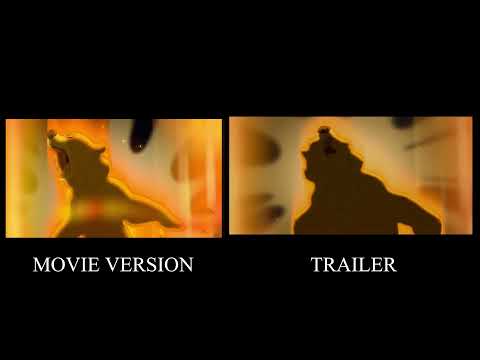 Brother Bear - transformation sequences comparsion