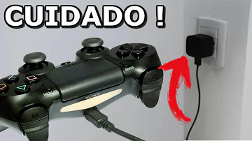 Pode carregar o controle do PS4 com cabo de celular?