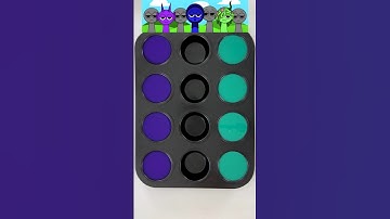 Purple Vs Blue, Extremely Satisfying and Relaxing Color Mix!