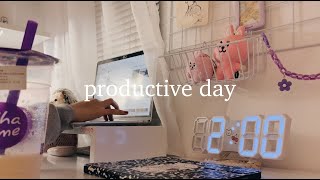 how i spend monday in productive way ♡— waking up at 6 am