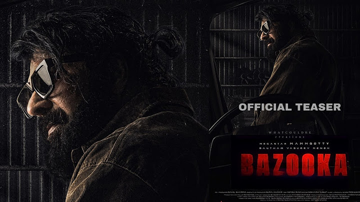 Bazooka | Official Teaser | Mammootty | Gautham Vasudev Menon | What Could Be Creations