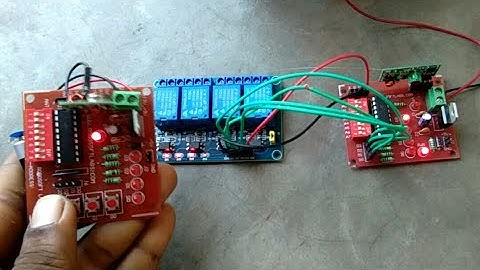 Wireless remote control on off relay