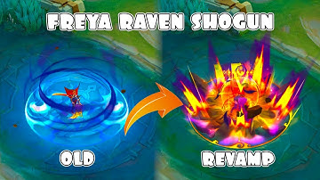 Freya Raven Shogun Revamp VS OLD Skill Effects Comparison