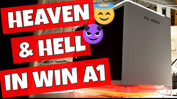 Heaven and Hell PC Build - Ryzen 2200G AM4 In Win A1 Mini ITX