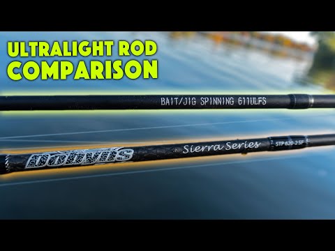 Dobyns Sierra VS Daiwa Kage [Ultralight Rod Comparison] 