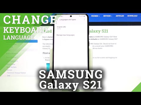 How to Change Keyboard Language on SAMSUNG Galaxy S21 – Keyboard Settings