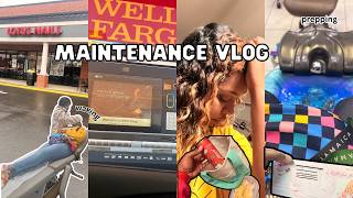 Maintenance Vlog 💅🏽🎀| waxing, hair, nails + prepping for Tennessee