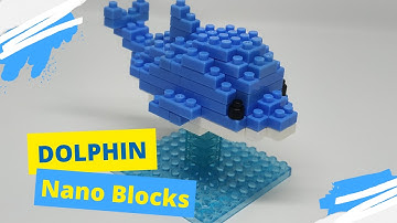 Dolphin | animal | Nano Blocks | Petit Block #build #blocks #bricks #kkv #lego
