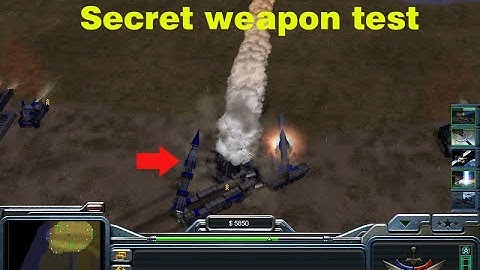 CnC Zero Hour Custom Mission - Secret Weapon Test (Must See)