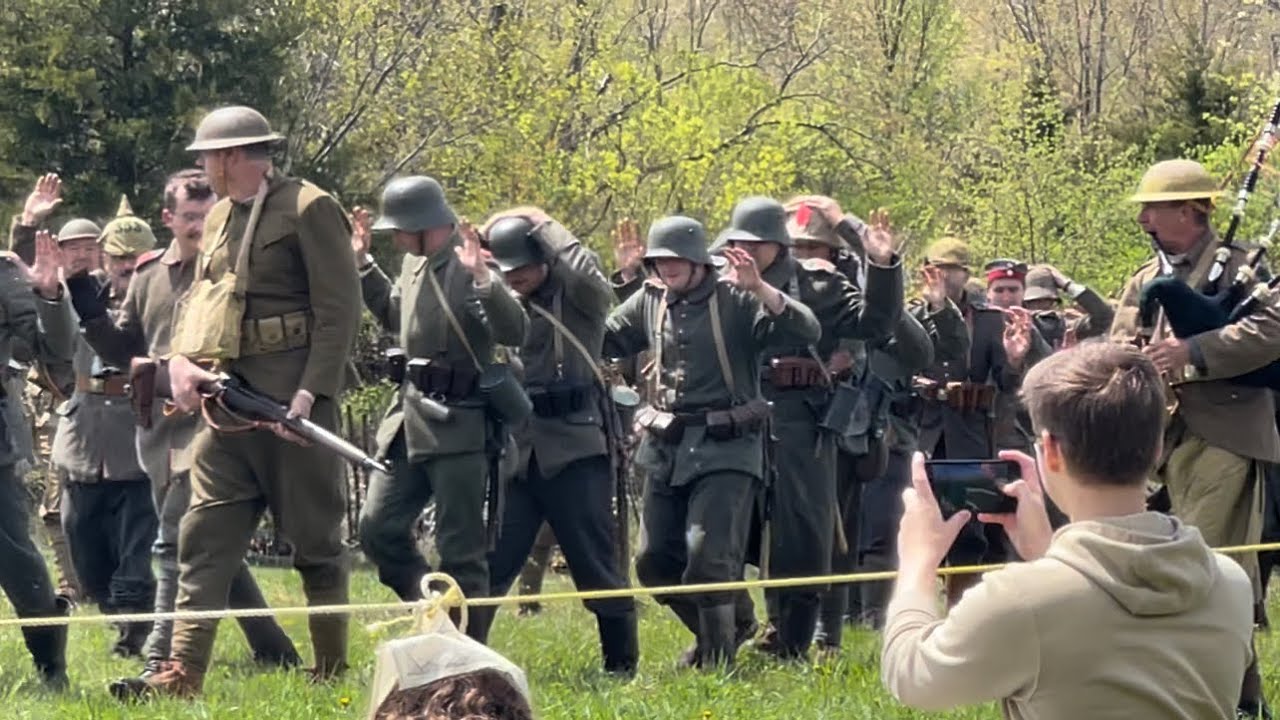 German Soldiers Being Taken Prisoner After Ww1 Reenactment YouTube german-soldiers-being-taken-prisoner-after-ww1-reenactment-youtube