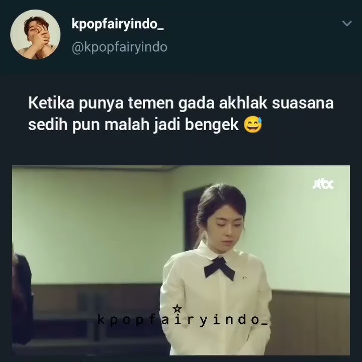 Ketika punya teman yang gada akhlak suasana sedih pun malah jadi bengek 😅