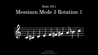 Scale 1911 Messiaen Mode 3 Rotation 1