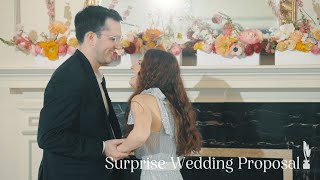 Surprise Wedding Proposal | He Could Barely Get the Words Out
