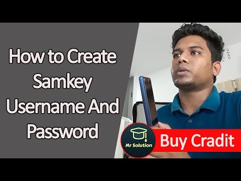 How to Create Samkey Account / Samkey Tmo Username And Password / How To Buy Credit