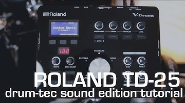 drum-tec Tutorials: How to load additional drum sounds to your Roland TD-25 module