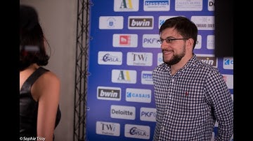 Round 2 Gibraltar Chess post-game interview with MVL