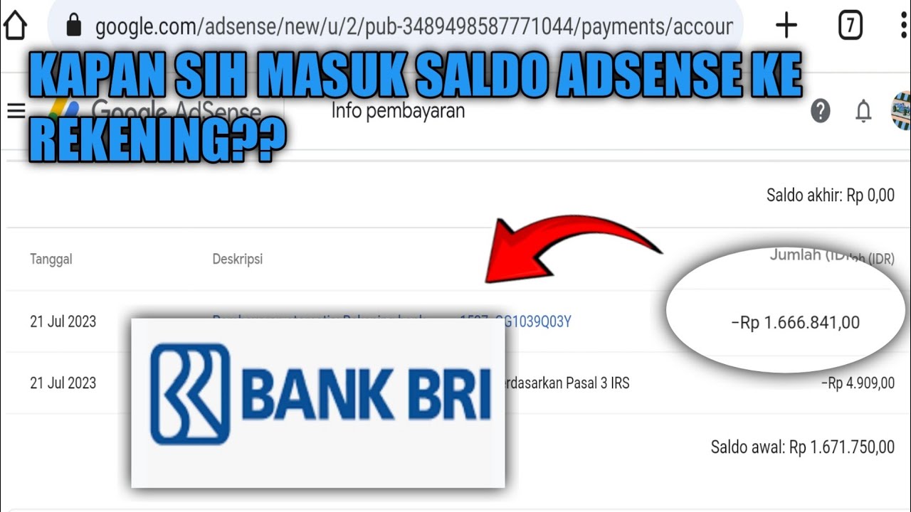 Kapan Saldo Berjalan Adsense Anda Meningkat? Memahami Mekanisme Pembayaran dan Faktor-Faktor yang Mempengaruhinya