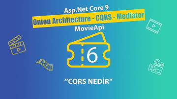 #6 Movie Api - AspNet Core 9.0 Onion Architecture - CQRS Nedir