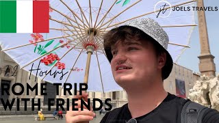 SIGHTS TOUR in ROME with FRIENDS 🇮🇹 | Travel Vlog