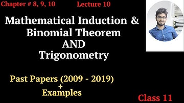 First Year Mathematics || Past Papers + Examples || Lecture 10 || Chapter # 8, 9, 10 || Saad Latif