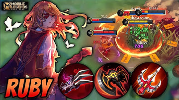 TRY THIS BUILD Enemy Overwhelm | BUILD RUBY TERSAKIT | TOP 1 GLOBAL RUBY