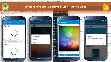 Android Firebase 10 : RecyclerView – Delete Data