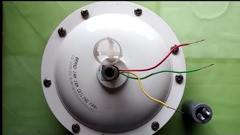 ceiling fan capacitor connection #pbexperiment 