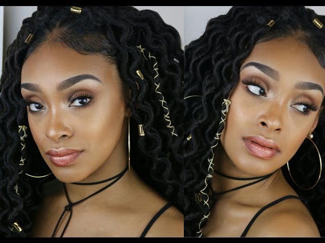 How To Decorate Your Faux Locs  Gold Accessories & Braiding Cord 