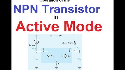 (E)EDC(S)  Example 6.1 || Operation of NPN Transistor in Active Mode
