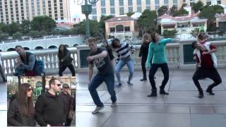 Flash Mob Proposal in Las Vegas