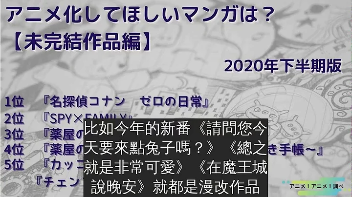 外网票选2020最想动画化的漫画：漫厉得主在榜，网漫异军突起 - 天天要闻