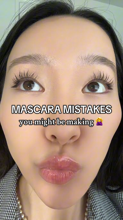 6 MASCARA MISTAKES YOU MIGHT BE MAKING!!! 😜⭐️ #mascara #makeuptips #makeupmistakes #makeuphacks