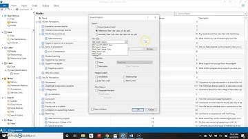 NVivo Exporting References