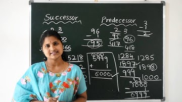 Predecessor and Successor 4 Digit Numbers #Class-3#Maths#