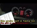 Das Golf 4 Tacho 1 mal 1 - Was kann freigeschaltet werden?