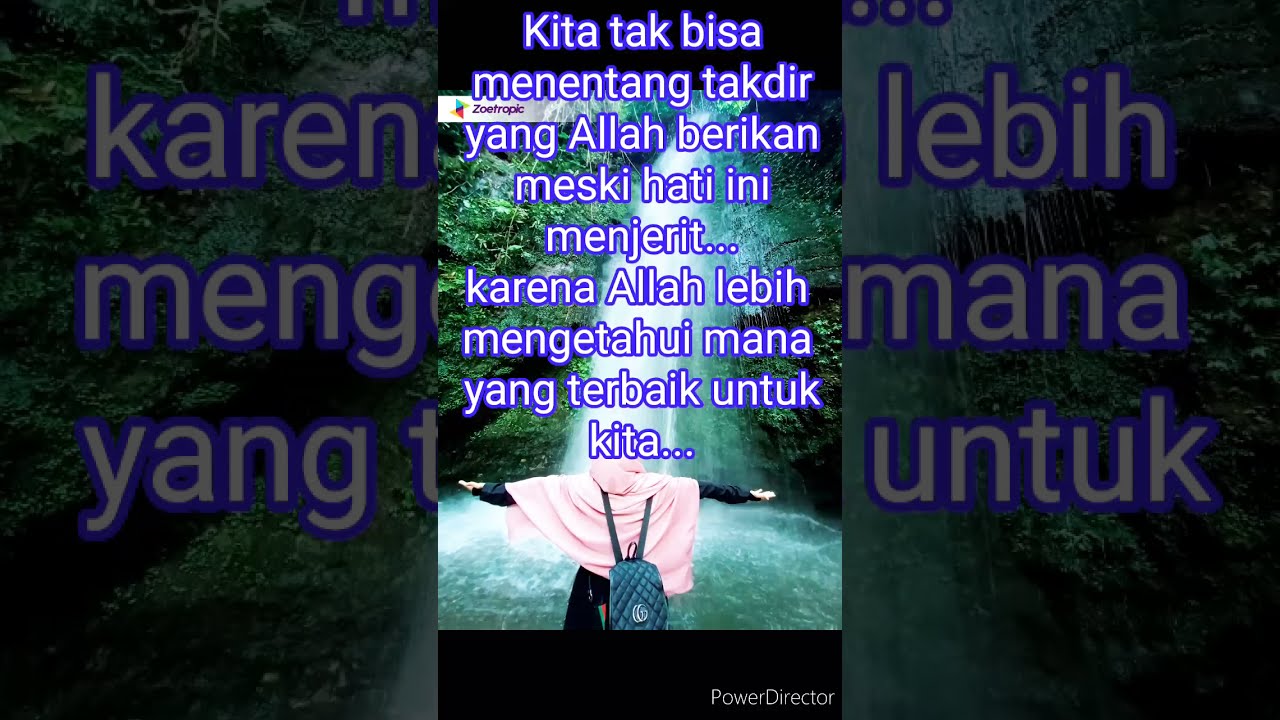 Berserah dirilah kepada  Allah  SWT  ketika cinta bertasbih 