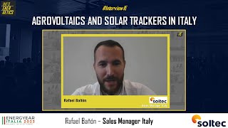 🇮🇹 AGROVOLTAICS &amp; SOLAR TRACKERS in Italy - SOLTEC