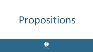 Propositions.
