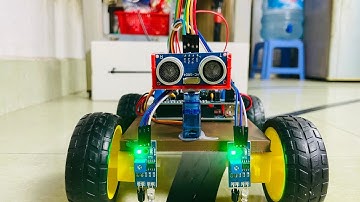 Building a Line Follower Robot with Obstacle Avoidance | Arduino + L293D Full Guide