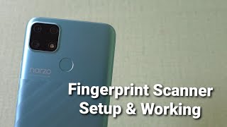 Realme Narzo 30A Fingerprint Scanner Setup & Working