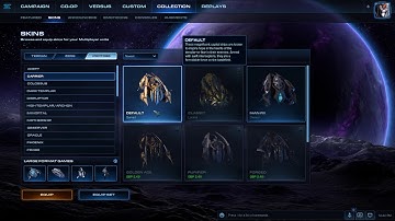 How to change Unit Skins in Starcraft 2