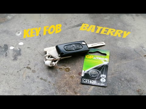 How to Replace the Battery on your Peugeot/Citroen Key Fob