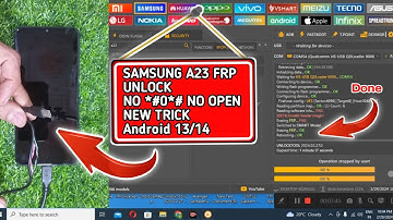 No *#0*# No test point | Samsung a23 frp Unlock tool | Samsung a23 frp With edl cable | Android 14