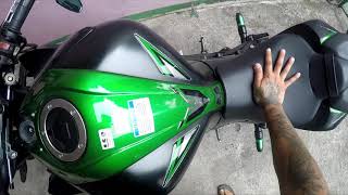 MY KAWASAKI Z1R........ MY KLX150BF... INSTALLING  NEW TAIL LIGHT