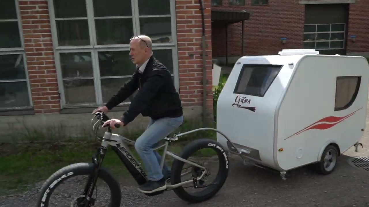 Hupi: Dieser Wohnwagen kommt an das E-Bike