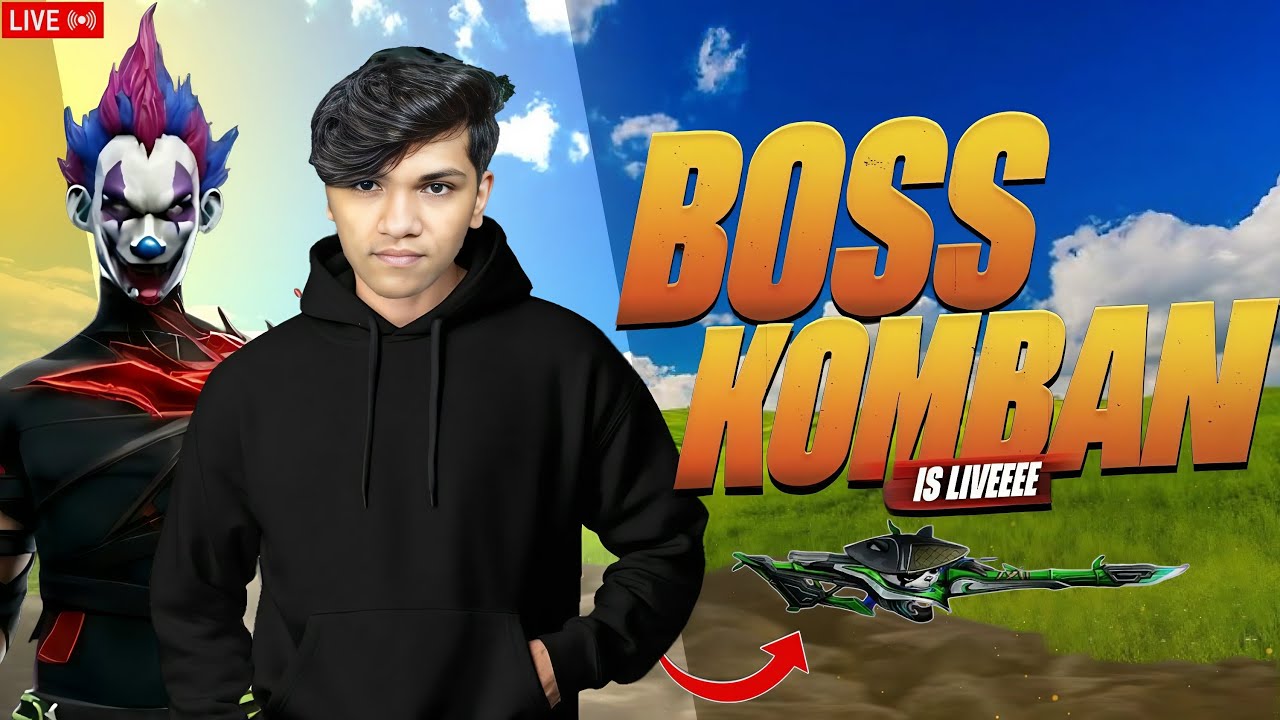 free fire LIVE     BOSS KOMBAN  💥FF Malayalam 🔴#freefire​