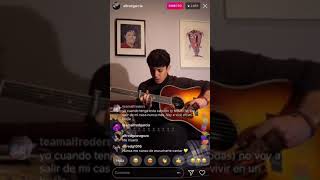 Video thumbnail of "Por Si Te Hace Falta - Alfred García - Directo Instagram"